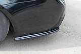 Maxton Design Heck Ansatz Flaps Diffusor passend für BMW 3er E91 M Paket FACELIFT schwarz Hochglanz