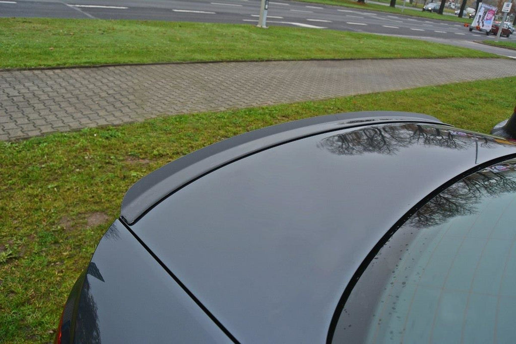 Maxton Design Spoiler CAP passend für Audi A4 S-Line B9 Limousine schwarz Hochglanz