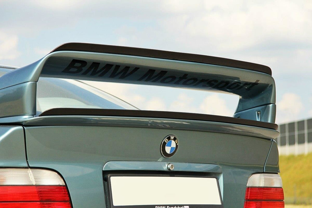 Maxton Design Unterer Spoiler CAP passend für BMW M3 E36 GTS schwarz Hochglanz