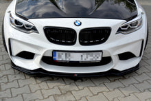 Laden Sie das Bild in den Galerie-Viewer, Maxton Design Front Ansatz passend für BMW M2 (F87) COUPE schwarz Hochglanz