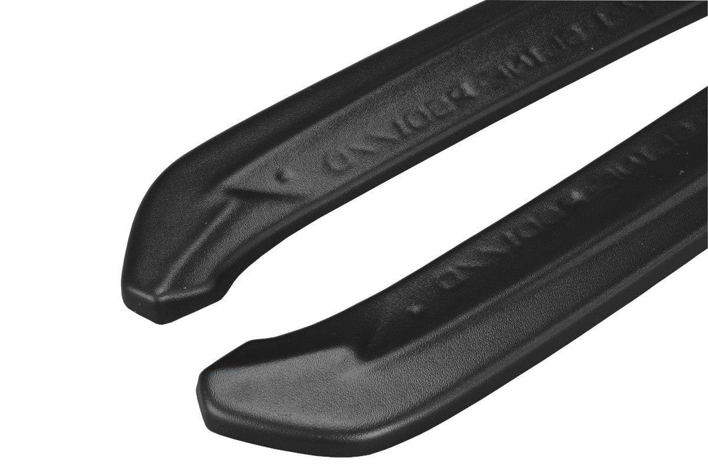 Maxton Design Heck Ansatz Flaps Diffusor passend für Audi A7 Mk1 S-Line schwarz Hochglanz