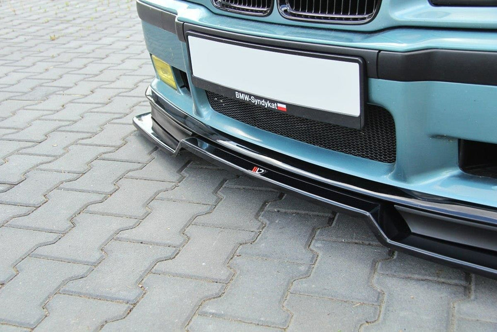Maxton Design Front Ansatz passend für V.2 BMW M3 E36 schwarz Hochglanz