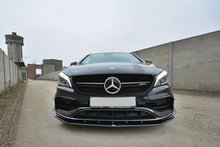 Laden Sie das Bild in den Galerie-Viewer, Maxton Design Front Ansatz passend für V.1 Mercedes CLA A45 AMG C117 Facelift schwarz Hochglanz