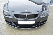 Laden Sie das Bild in den Galerie-Viewer, Maxton Design Front Ansatz passend für V.1 BMW M6 E63 schwarz Hochglanz