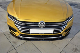Maxton Design Front Ansatz passend für v.3 VW ARTEON schwarz Hochglanz