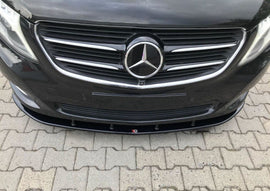 Maxton Design Front Ansatz passend für v.2 Mercedes V-Klasse W447 schwarz Hochglanz