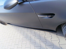 Laden Sie das Bild in den Galerie-Viewer, Maxton Design Seitenschweller Ansatz passend für BMW M3 E92 / E93 schwarz Hochglanz