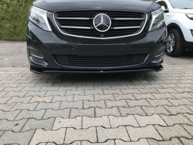 Maxton Design Front Ansatz passend für v.3 Mercedes V-Klasse W447 schwarz Hochglanz