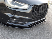 Laden Sie das Bild in den Galerie-Viewer, Maxton Design Front Ansatz passend für V.2 Audi S4 B8 FL schwarz Hochglanz