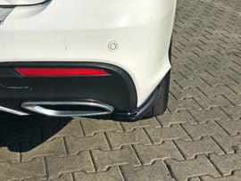 Maxton Design Heck Ansatz Flaps Diffusor passend für Mercedes GLE W166 AMG-Line schwarz Hochglanz
