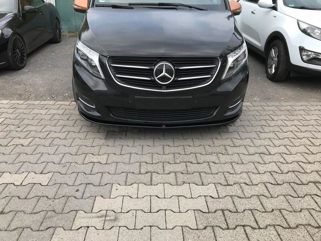 Maxton Design Front Ansatz passend für v.1 Mercedes V-Klasse W447 schwarz Hochglanz
