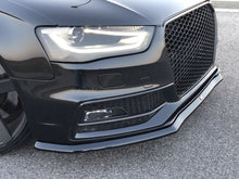 Laden Sie das Bild in den Galerie-Viewer, Maxton Design Front Ansatz passend für V.1 Audi S4 B8 FL schwarz Hochglanz