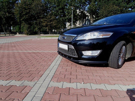 Maxton Design Front Ansatz passend für FORD MONDEO MK4 vor Facelift schwarz Hochglanz