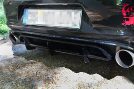 Maxton Design Diffusor Heck Ansatz passend für Heckschürze passend für VW GOLF 7 GTI CLUBSPORT