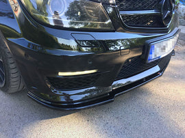 Maxton Design Front Ansatz passend für Mercedes AMG C63 W204 FACELIFT schwarz Hochglanz