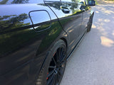 Maxton Design Seitenschweller Ansatz passend für Mercedes AMG C63 W204 FACELIFT schwarz Hochglanz