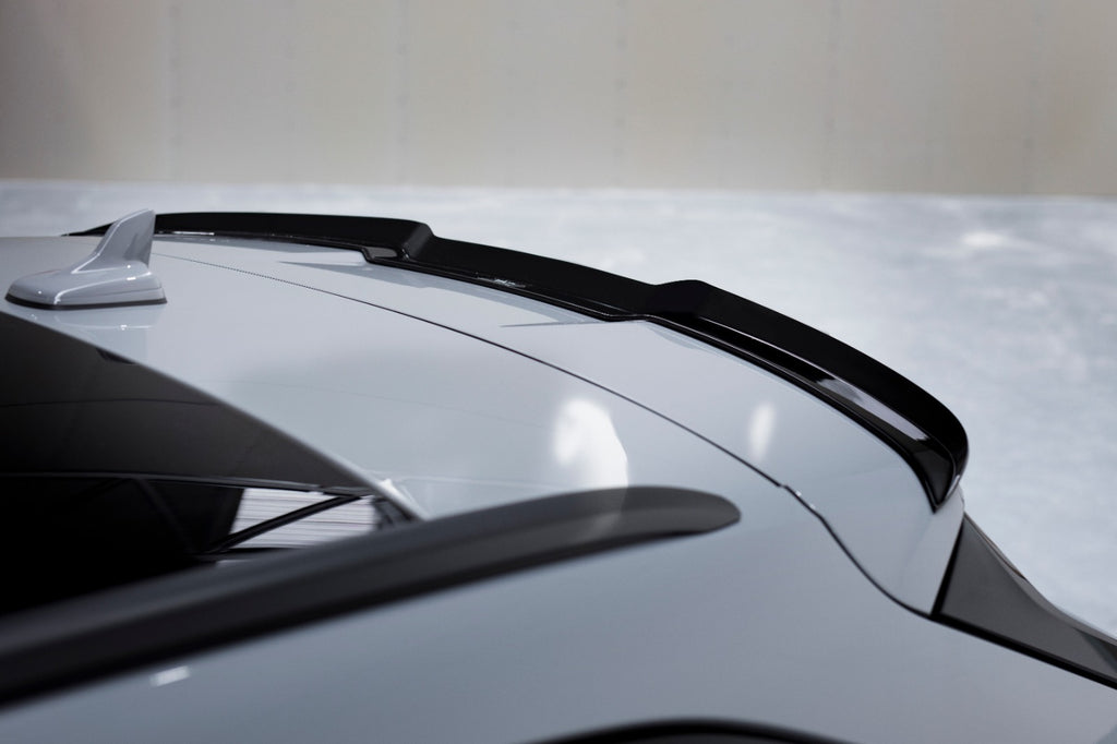 Maxton Design Spoiler CAP passend für V.1 Audi RS6 C8 schwarz Hochglanz