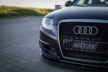 Laden Sie das Bild in den Galerie-Viewer, Maxton Design Front Ansatz passend für Audi A6 S-Line C6 FL  schwarz Hochglanz