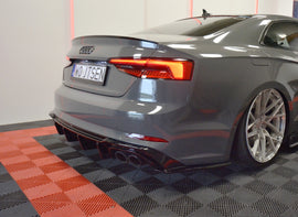 Maxton Design Heck Ansatz Flaps Diffusor passend für Diffusor passend für AUDI S5 F5