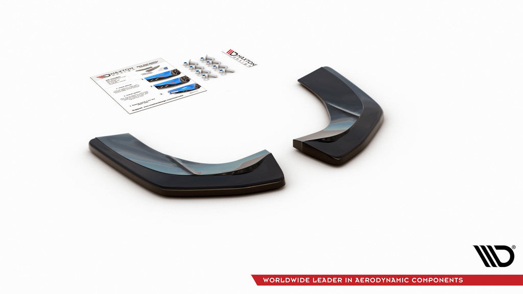 Maxton Design Heck Ansatz Flaps Diffusor passend für Hyundai I30 N Mk3 Fastback  schwarz Hochglanz