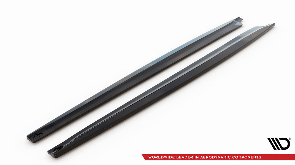 Maxton Design Seitenschweller Ansatz für BMW X6 M F86 schwarz Hochglanz
