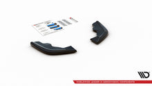 Laden Sie das Bild in den Galerie-Viewer, Maxton Design Heck Ansatz Flaps Diffusor passend für V.3 BMW 1er F40 M-Paket/ M135i schwarz Hochglanz