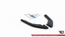 Laden Sie das Bild in den Galerie-Viewer, Maxton Design Heck Ansatz Flaps Diffusor V.3 für BMW M2 F87 schwarz Hochglanz