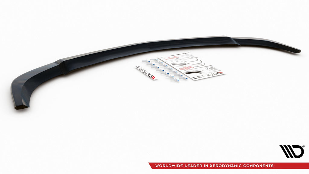 Maxton Design Front Ansatz passend für Mercedes C-Klasse W204 AMG-Line Facelift schwarz Hochglanz