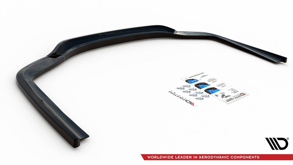 Maxton Design Mittlerer Diffusor Heck Ansatz DTM Look für BMW 7 M-Paket G11 schwarz Hochglanz