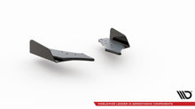 Laden Sie das Bild in den Galerie-Viewer, Maxton Design Robuster Racing Heck Ansatz Flaps Diffusor passend für + Flaps passend für Ford Focus ST Mk4 schwarz Hochglanz