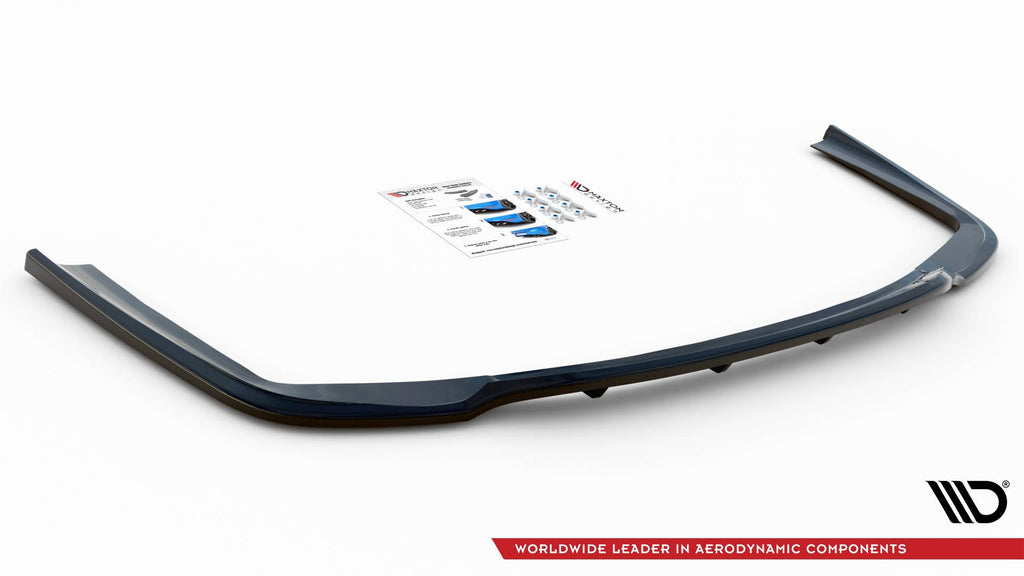 Maxton Design Mittlerer Diffusor Heck Ansatz DTM Look für BMW 7 M-Paket G11 schwarz Hochglanz