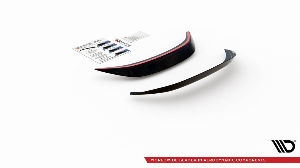 Maxton Design Zentrale Spoiler CAP passend für BMW i8 schwarz Hochglanz