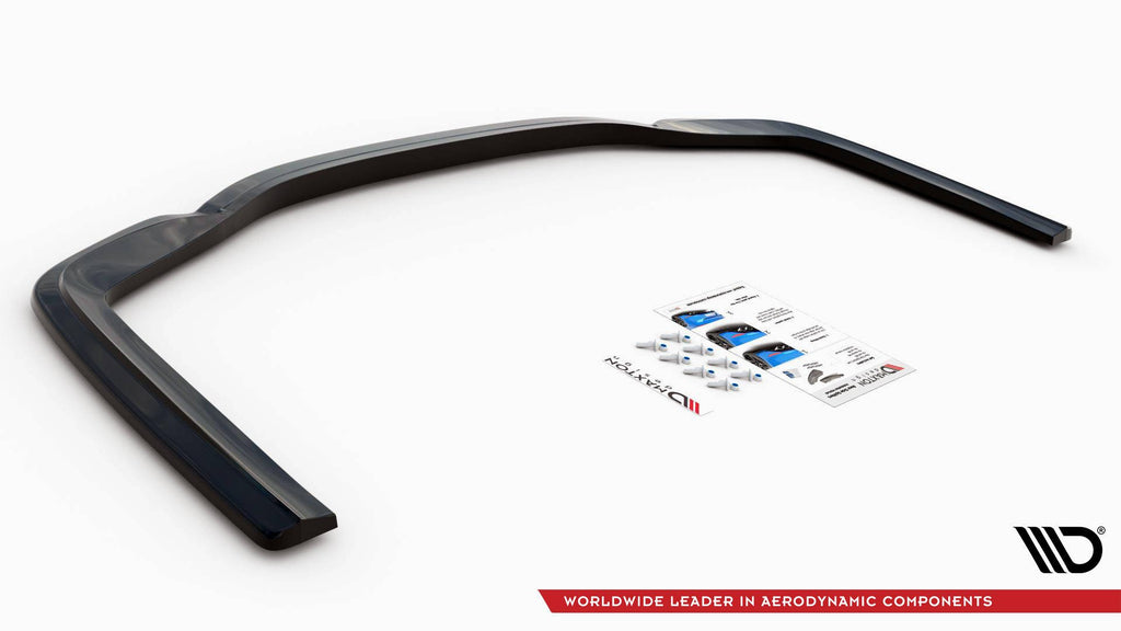 Maxton Design Mittlerer Diffusor Heck Ansatz für BMW 7 M-Paket G11 schwarz Hochglanz