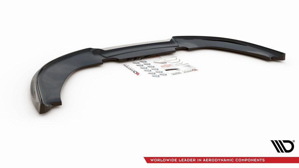 Maxton Design Front Ansatz passend für V.1 Audi RS4 B7 schwarz Hochglanz