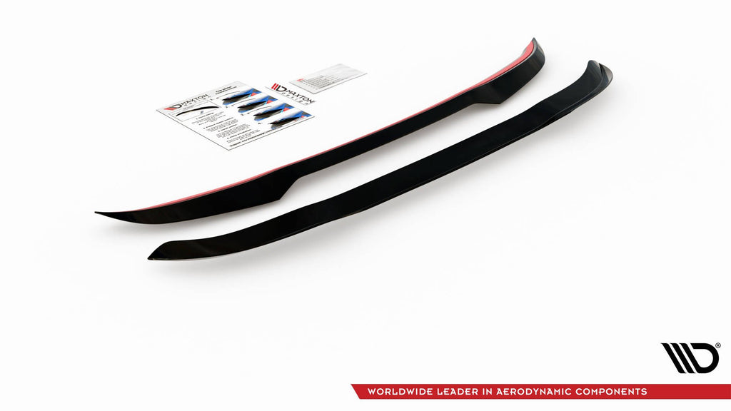 Maxton Design Spoiler CAP für BMW X7 M G07 schwarz Hochglanz