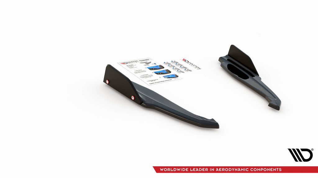 Maxton Design Heck Ansatz Flaps Diffusor V.1 +Flaps für BMW M8 Gran Coupe F93