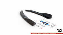 Laden Sie das Bild in den Galerie-Viewer, Maxton Design Heck Ansatz Flaps Diffusor V.2 für BMW 4er M-Paket G22 schwarz Hochglanz