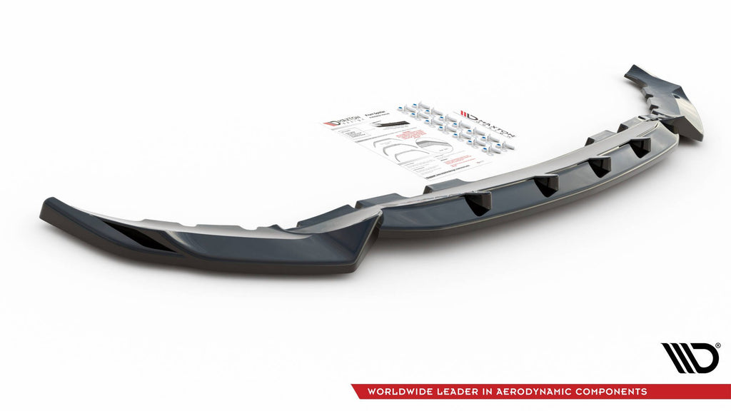 Maxton Design Front Ansatz V.2 für BMW X7 M G07 schwarz Hochglanz