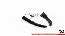 Laden Sie das Bild in den Galerie-Viewer, Maxton Design Heck Ansatz Flaps Diffusor V.2 für BMW 4er M-Paket G22 schwarz Hochglanz