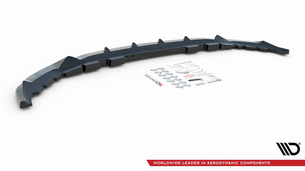 Maxton Design Front Ansatz V.2 für BMW X7 M G07 schwarz Hochglanz