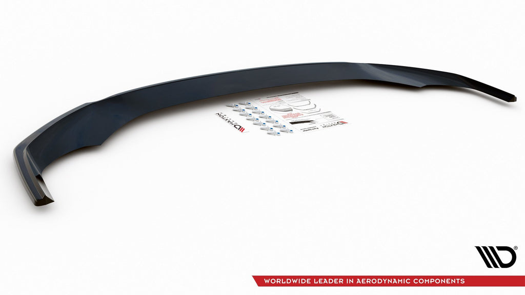 Maxton Design Front Ansatz passend für V.1 Audi A7 C8 S-Line schwarz Hochglanz