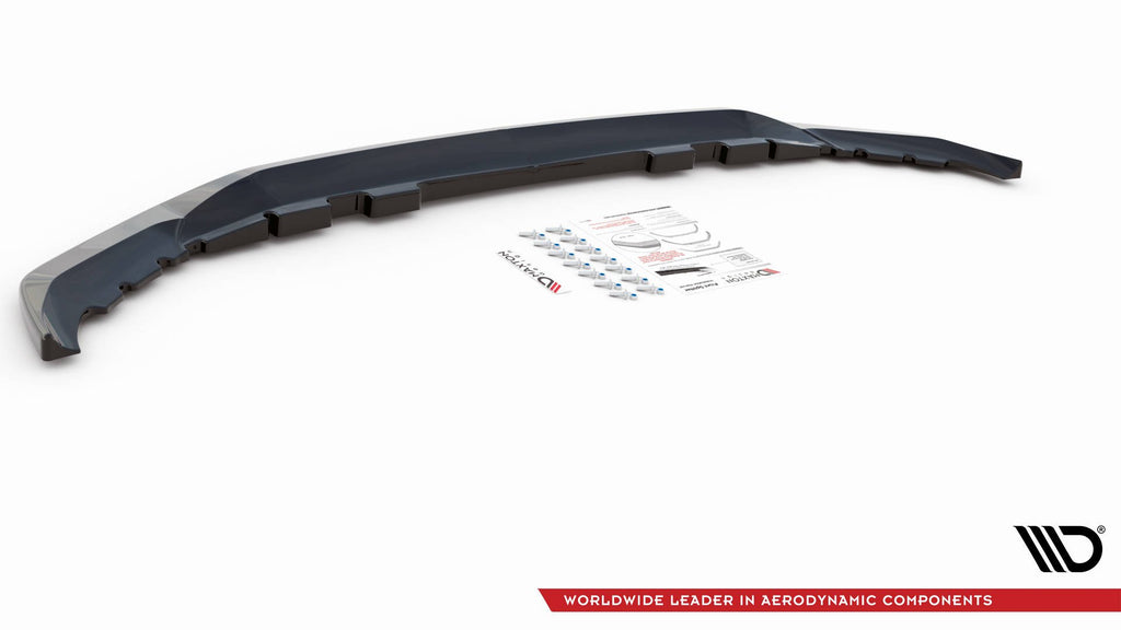 Maxton Design Front Ansatz V.1 für BMW X7 M G07 schwarz Hochglanz