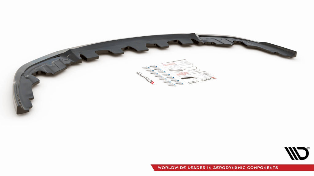 Maxton Design Front Ansatz V.2 für BMW M8 Gran Coupe F93 schwarz Hochglanz