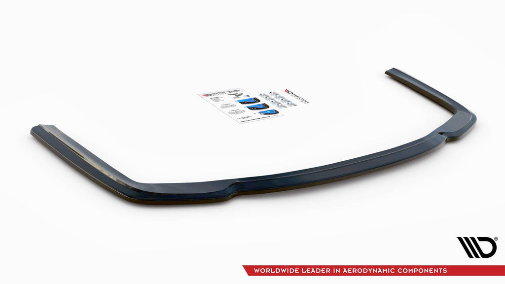 Maxton Design Mittlerer Diffusor Heck Ansatz für BMW 7 M-Paket G11 schwarz Hochglanz