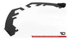 Laden Sie das Bild in den Galerie-Viewer, Maxton Design Robuste Racing Front Ansatz passend für + Flaps passend für Ford Fiesta Mk8 ST / ST-Line schwarz Hochglanz