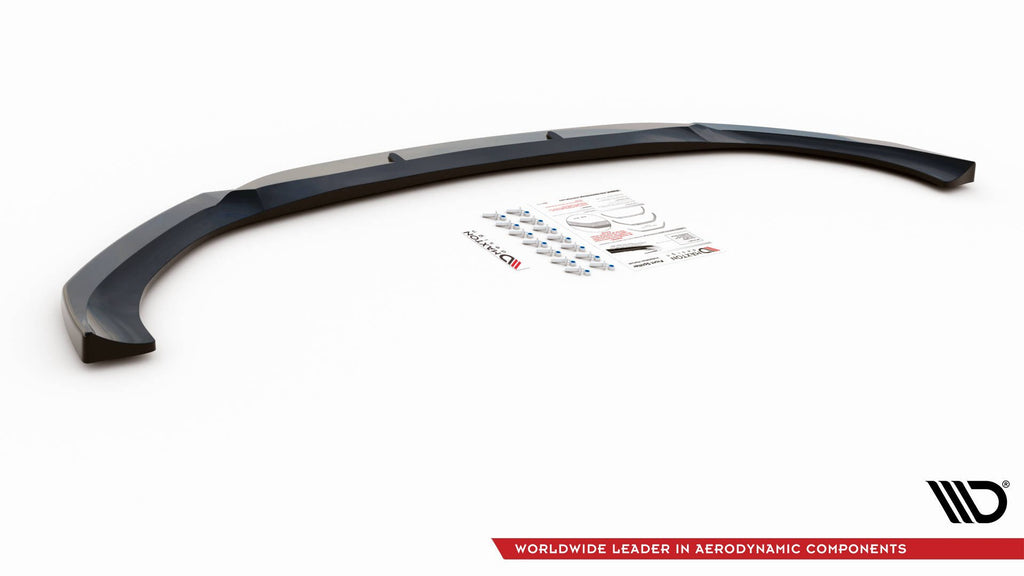 Maxton Design Front Ansatz passend für V.1 Mercedes-Benz CLS AMG-Line C257 schwarz Hochglanz