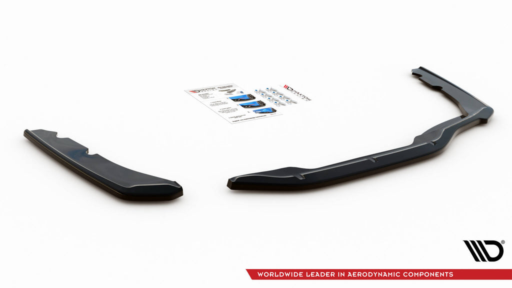 Maxton Design Heck Ansatz Flaps Diffusor für BMW 2 Gran Coupe M-Paket F44 schwarz Hochglanz