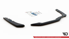 Laden Sie das Bild in den Galerie-Viewer, Maxton Design Heck Ansatz Flaps Diffusor für BMW 2 Gran Coupe M-Paket F44 schwarz Hochglanz