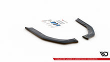 Laden Sie das Bild in den Galerie-Viewer, Maxton Design Heck Ansatz Flaps Diffusor V.2 für BMW M3 G80 schwarz Hochglanz