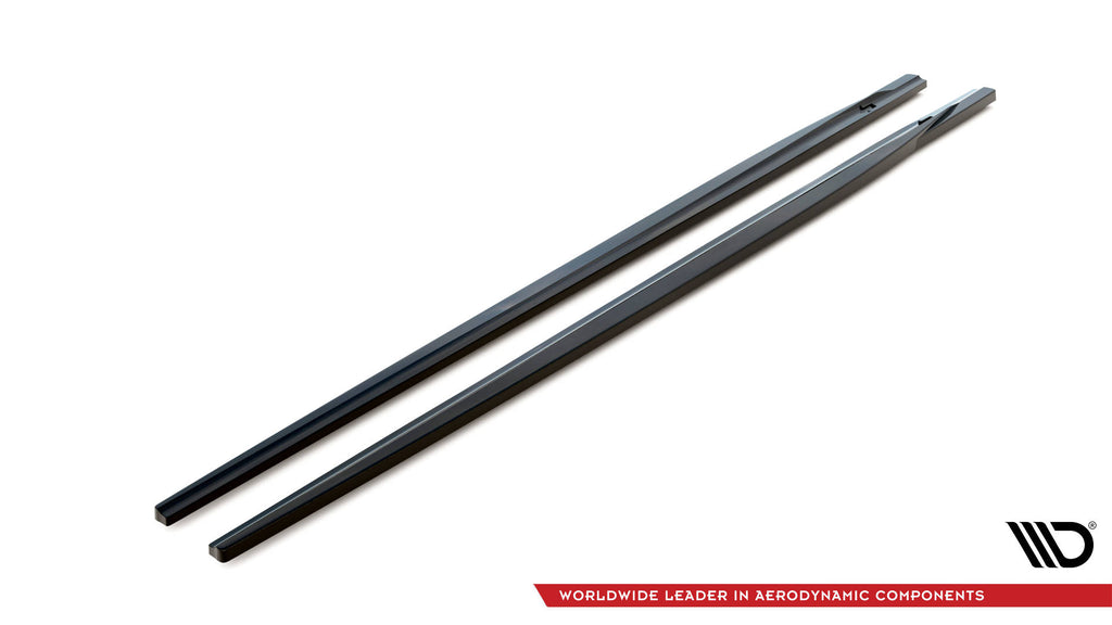 Maxton Design Seitenschweller Ansatz für BMW 2 M-Paket F22 schwarz Hochglanz